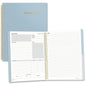 SUNEE Half Meeting Half Note - 7.5"x10" Professional Notebooks for Work - 160 Pages, B5 Size Project Planner, Spiral Meeting Agenda/Minutes Organizer for Women Men, Note Taking, Office & Business