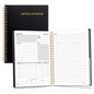 SUNEE Half Meeting Half Note - 7.5"x10" Professional Notebooks for Work - 160 Pages, B5 Size Project Planner, Spiral Meeting Agenda/Minutes Organizer for Women Men, Note Taking, Office & Business