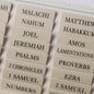 UPAFEXXI-Bible Tabs with Book Summaries, 3D Gold Foil Embossed Lettering
