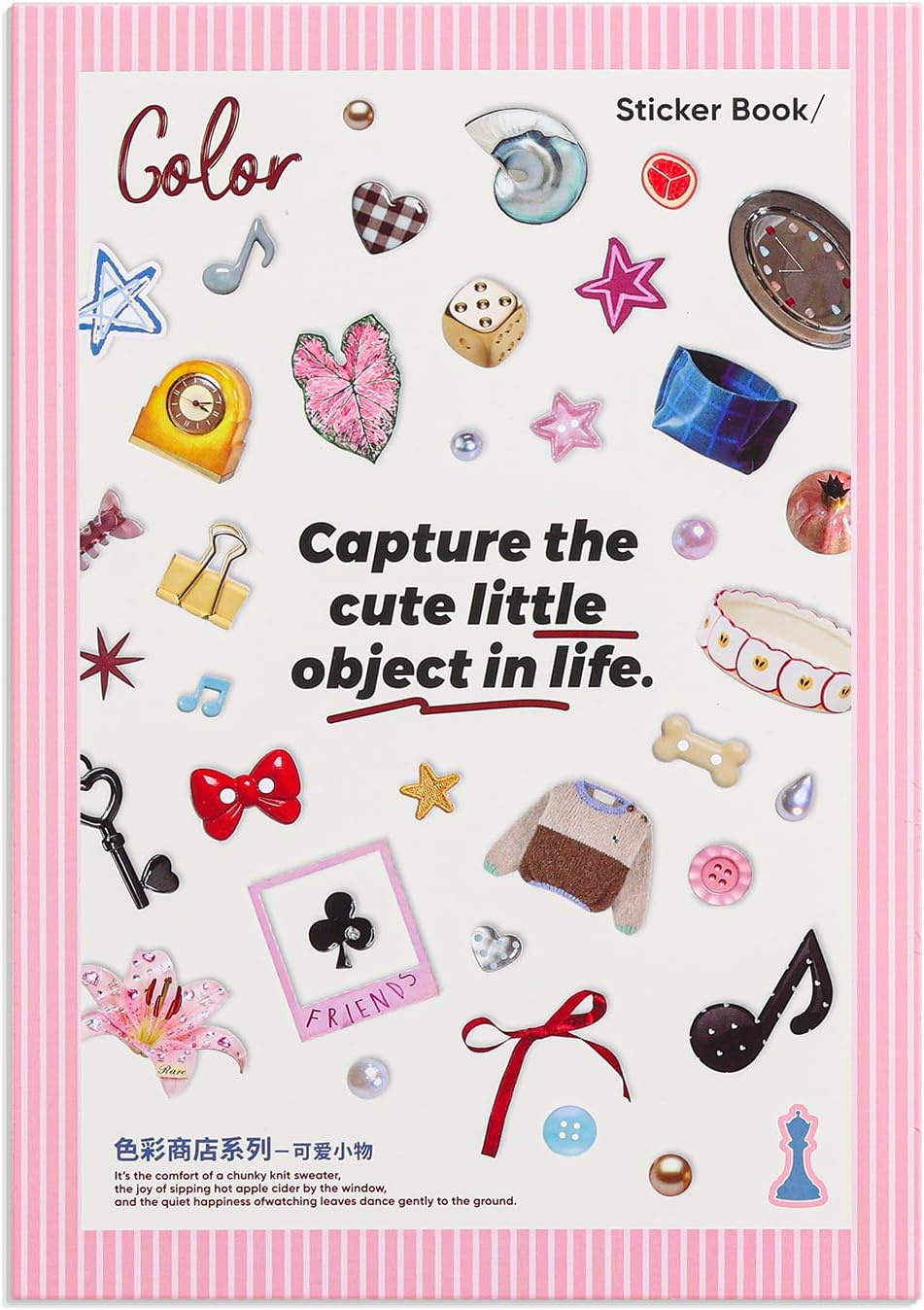 Girl's Korean Sticker Book, Food and Daily Life Theme - 1300+ Cute Dream Style Foodie Stickers, for DIY Scrapbooking Journaling Handbook Decoration Cute