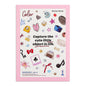 Girl's Korean Sticker Book, Food and Daily Life Theme - 1300+ Cute Dream Style Foodie Stickers, for DIY Scrapbooking Journaling Handbook Decoration Pink