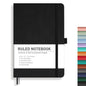RETTACY Lined Journal Notebook, 192 Numbered Pages, A5 Size (5.7'' x 8.3'')