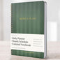 Beautiful Daily Planner And Notebook With Hourly Schedule - Spiral Notebook