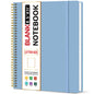 Taja Large Spiral Lined Notebook for Work, Journal for Women & Men