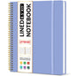 Taja Large Spiral Lined Notebook for Work, Journal for Women & Men