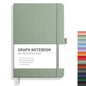 RETTACY Lined Journal Notebook, 192 Numbered Pages, A5 Size (5.7'' x 8.3'')