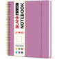 Taja Large Spiral Lined Notebook for Work, Journal for Women & Men