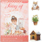 Life's Little Scenes Series Sticker Scrapbooking Supplies for Junk Journal, 24 Sheets PET Stickers - Vintage Journaling Stickers