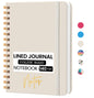 Lined Spiral Journal Notebook, A5 College Ruled Notebook for Note-Taking
