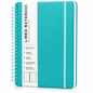 Lined Spiral Notebook for Women, A5 College Ruled Leather Spiral Journals