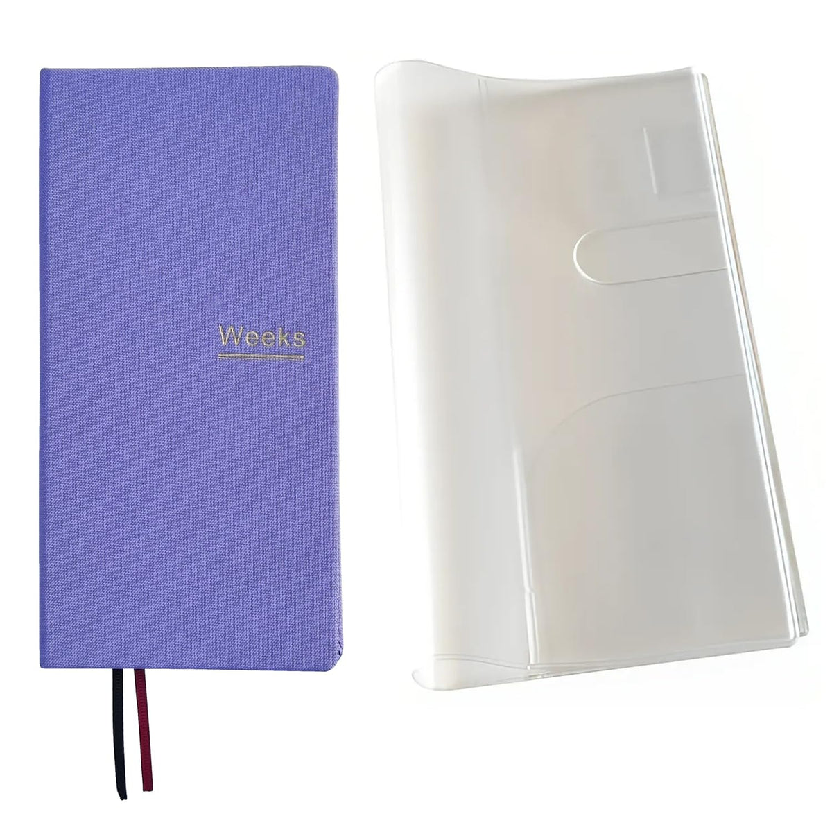Undated Weekly Planner Notebook Pocket Organizer Appointment Book Journal Notebook A6 Week Plan Notepad (Beige with cover)