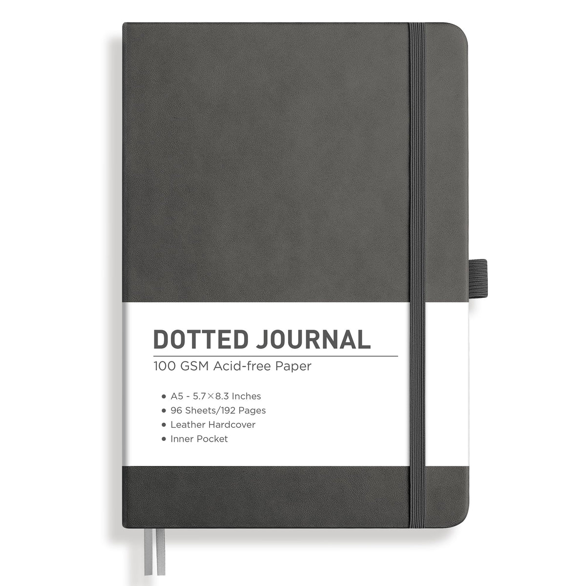 RETTACY Lined Journal Notebook, 192 Numbered Pages, A5 Size (5.7'' x 8.3'')