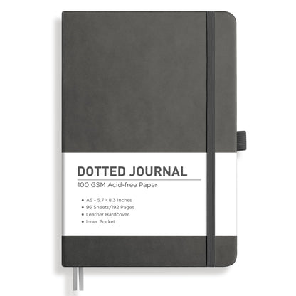 RETTACY Lined Journal Notebook, 192 Numbered Pages, A5 Size (5.7'' x 8.3'')