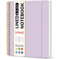 Taja Large Spiral Lined Notebook for Work, Journal for Women & Men