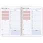 TREES Undated Daily Planner, 80-Day To-Do List with Hourly Schedule