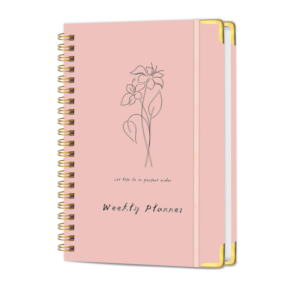 Undated Weekly Planner With Habit Tracker & To Do List 5.7 x 8.0 inch