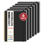 Taja Large Spiral Lined Notebook for Work, Journal for Women & Men