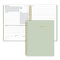 SUNEE Half Meeting Half Note - 7.5"x10" Professional Notebooks for Work - 160 Pages, B5 Size Project Planner, Spiral Meeting Agenda/Minutes Organizer for Women Men, Note Taking, Office & Business