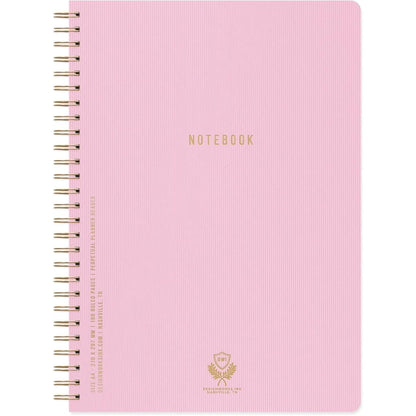 DesignWorks Ink Textured Spiral Notebook, Juniper Green, 8.25 x 11.625 in