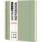 Taja Large Spiral Lined Notebook for Work, Journal for Women & Men