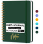 Lined Spiral Journal Notebook, A5 College Ruled Notebook for Note-Taking