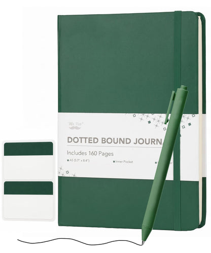 Mr. Pen- Dotted Journal Notebook, A5(5.7" x 8.4"), 160 Pages