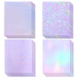 36 Sheets Holographic Laminate Sheets Clear Self Adhesive Sticker Paper