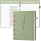 Oucaru Undated Weekly Planner A5, 52-Week Goal & Habit Tracker Notebook