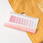 Colorful Index Sticky Notes, Writable Marking Stickers, High-Value Classification Labels, Ins-Style Sticky Notes with Loose-Leaf Ruler