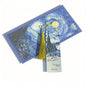 A Vintage Metal Bookmark Featuring an Oil Painting Style, Perfect for Holding Manuals And Books. It'S an Ideal Graduation Gift for Students, Useful Office Stationery
