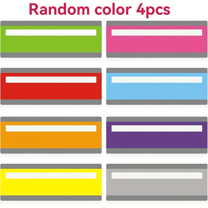 2/4pcs Colorful Reading Guide Strips | Line Trackers to Improve Reading Comprehension, Transparent, Durable Bookmark Accessories for Books, Articles & Study Guides, Made of Polyethylene Terephthalate, Random Colors