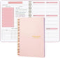 Undated Weekly Planner, A5 Personal Goals Journal Non Dated Weekly Planner to Do List Notebook with Goal Habit Tracker Organizer, Cute Undated Week Planners with Spiral Binding for Kids School Work