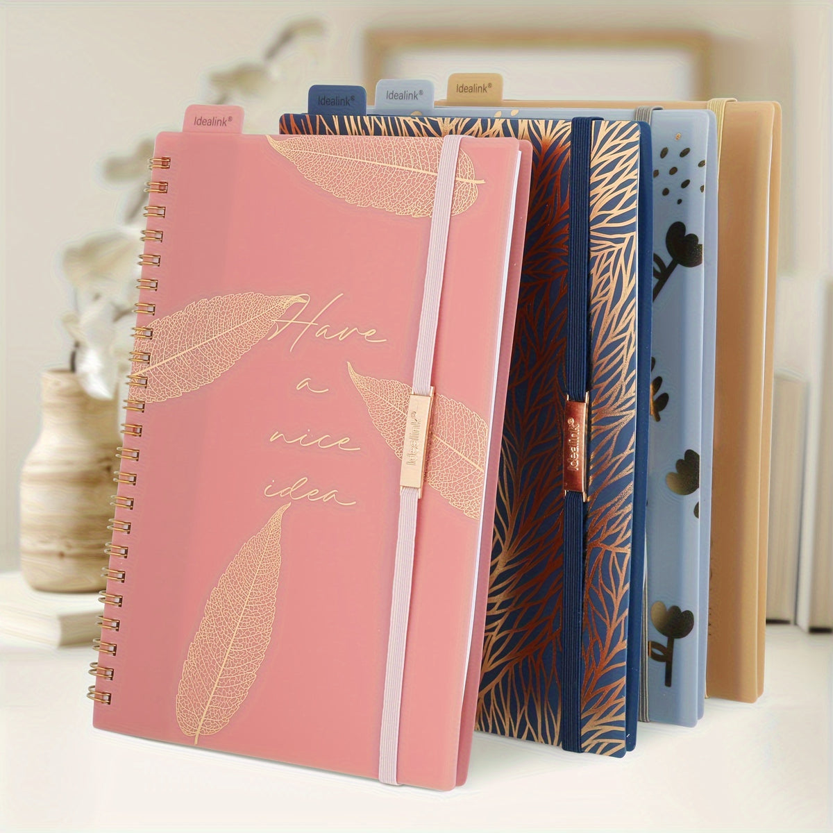 1pc/4pcs, A5/A6, 160Pages, Coil Spiral Notebook, PP Study Planner, Multi-Color Journal, Budget Book, Stationery, Teacher Supplies, Office Supplies, Back to School