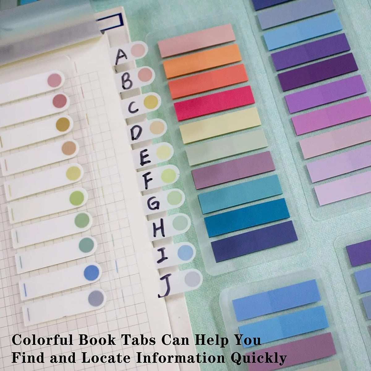 Tabs 800 count Sticky Index Tabs Page Markers,Writable and Transparent