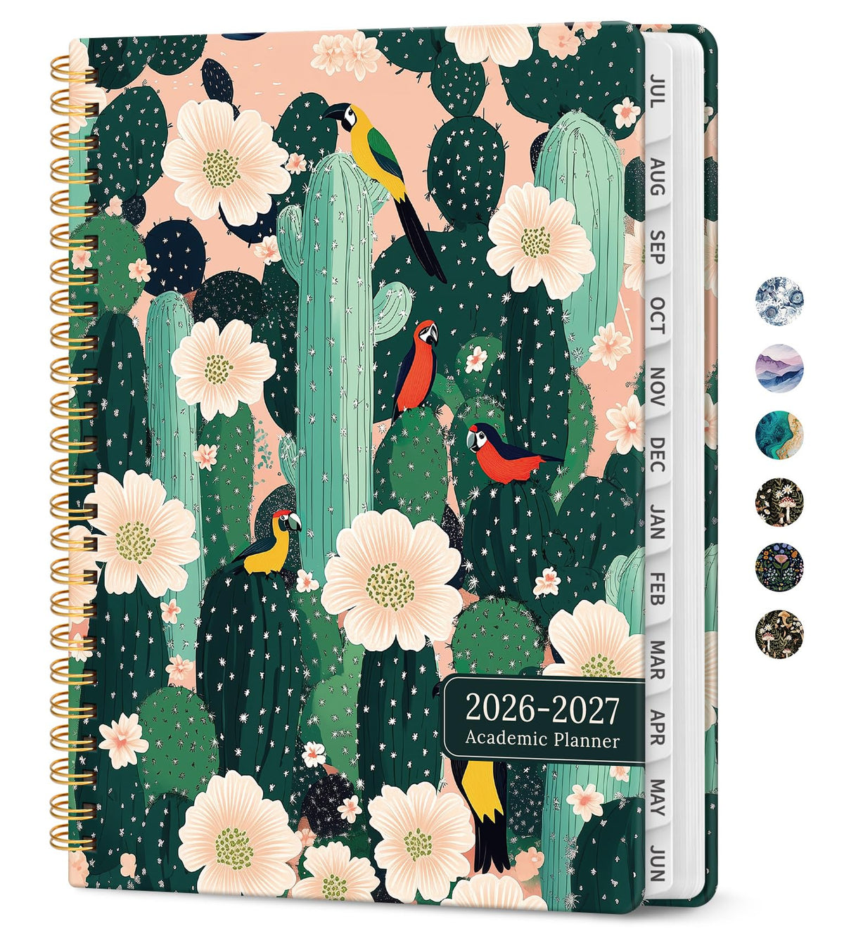Planner 2026-2027, Jul 2026-Jun 2027 Academic Monthly & Weekly Planner