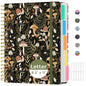Taja Pretty Large Spiral Lined Notebook for Work with 5 Removable Dividers