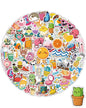 300 Pcs Stickers for Kids, Cute Vinyl Waterproof Stickers for Water Bottle