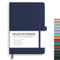 RETTACY Lined Journal Notebook, 192 Numbered Pages, A5 Size (5.7'' x 8.3'')
