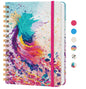 Lined Spiral Journal Notebook, A5 College Ruled Notebook for Note-Taking