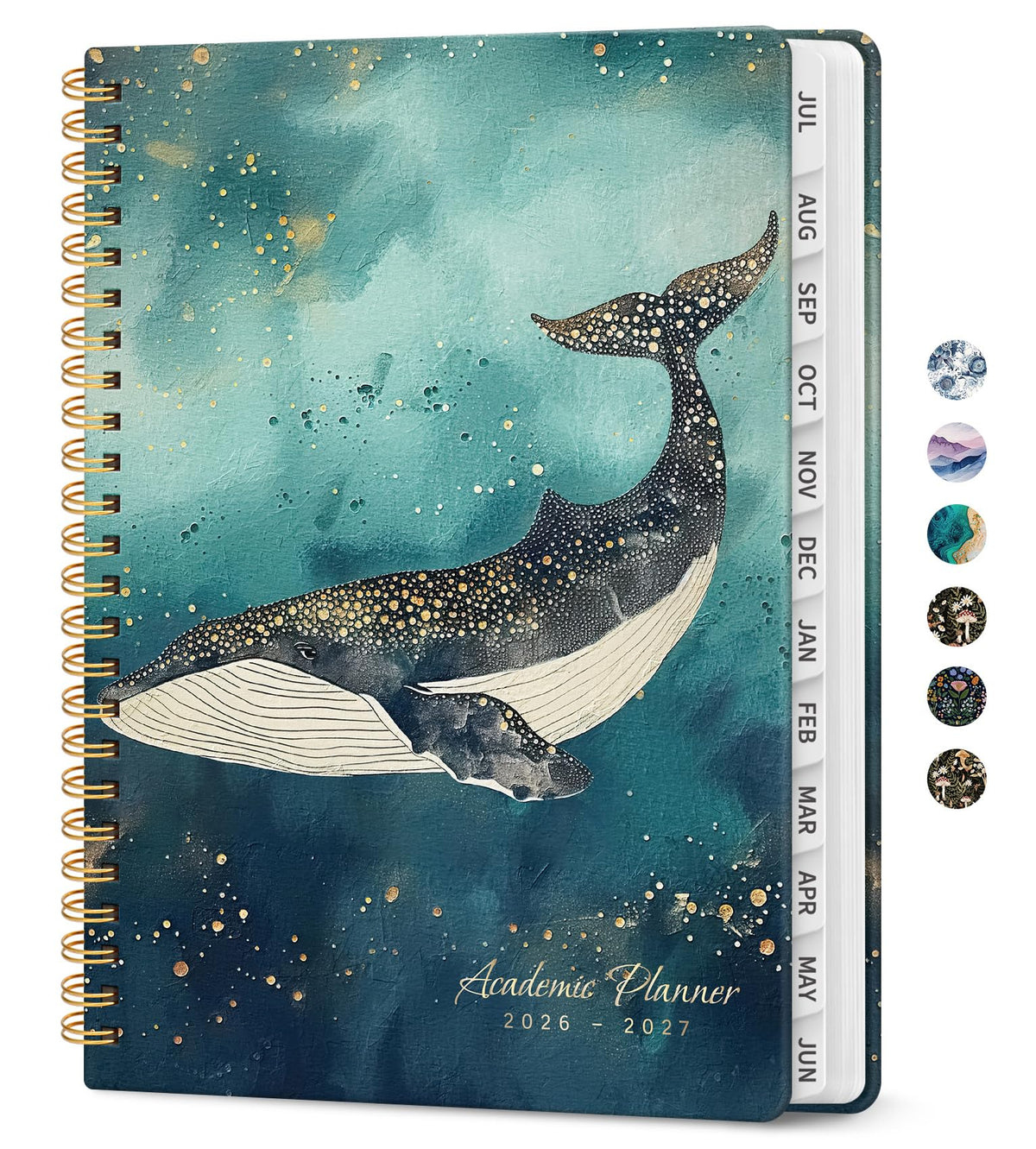 Planner 2026-2027, Jul 2026-Jun 2027 Academic Monthly & Weekly Planner