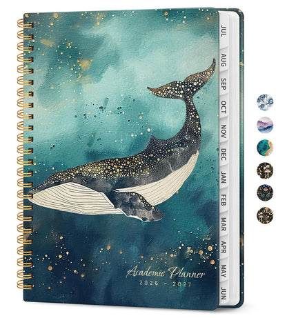 Planner 2026-2027, Jul 2026-Jun 2027 Academic Monthly & Weekly Planner