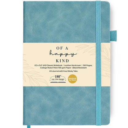 Classic Lined Journal Notebook 8.5x11" A4 Hardcover Leather - Brown Journal