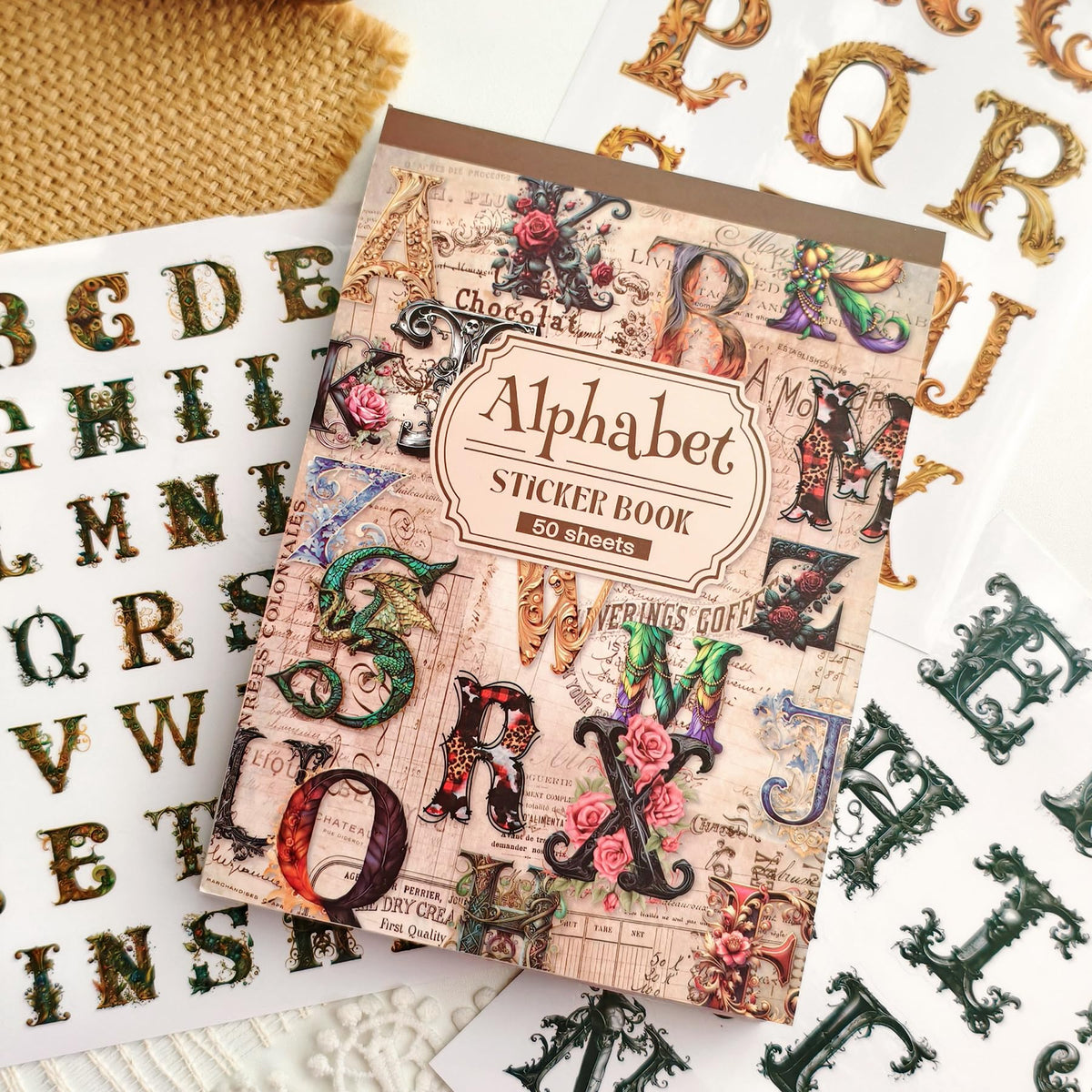 1500Pcs Alphabet Letter Stickers Book & Scrapbook Supplies