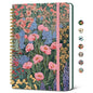 Taja Pretty Spiral Journal for Women, Lined Hardcover Notebook, 6" x 8"