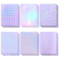36 Sheets Holographic Laminate Sheets Clear Self Adhesive Sticker Paper