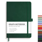 RETTACY Lined Journal Notebook, 192 Numbered Pages, A5 Size (5.7'' x 8.3'')