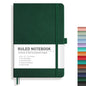 RETTACY Lined Journal Notebook, 192 Numbered Pages, A5 Size (5.7'' x 8.3'')
