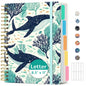 Taja Large Spiral Notebooks for Work 5 Subject with Removable Dividers