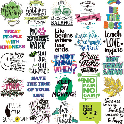 300PCS Motivational Inspirational Stickers for Scrapbook Planner Journaling