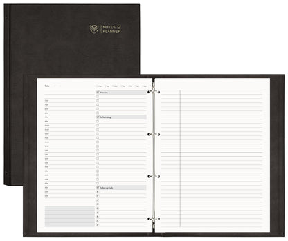 EMSHOI Undated Hourly Daily Planner, 240 Pages, A4 Size (9.2" x 12")
